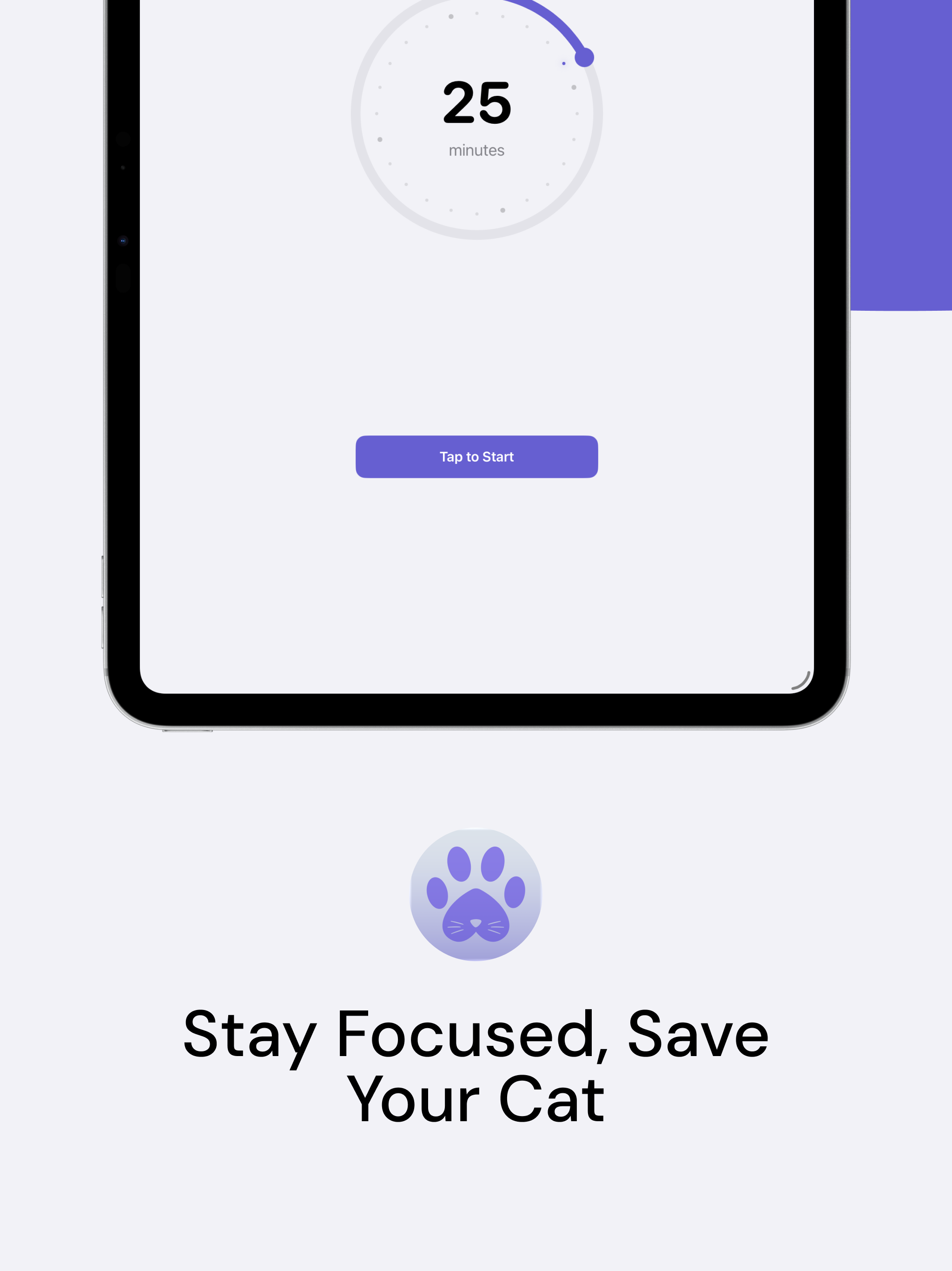 Purrfocus iPad Timer